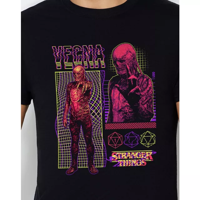 Black Vecna T Shirt - Stranger Things at Spencer's