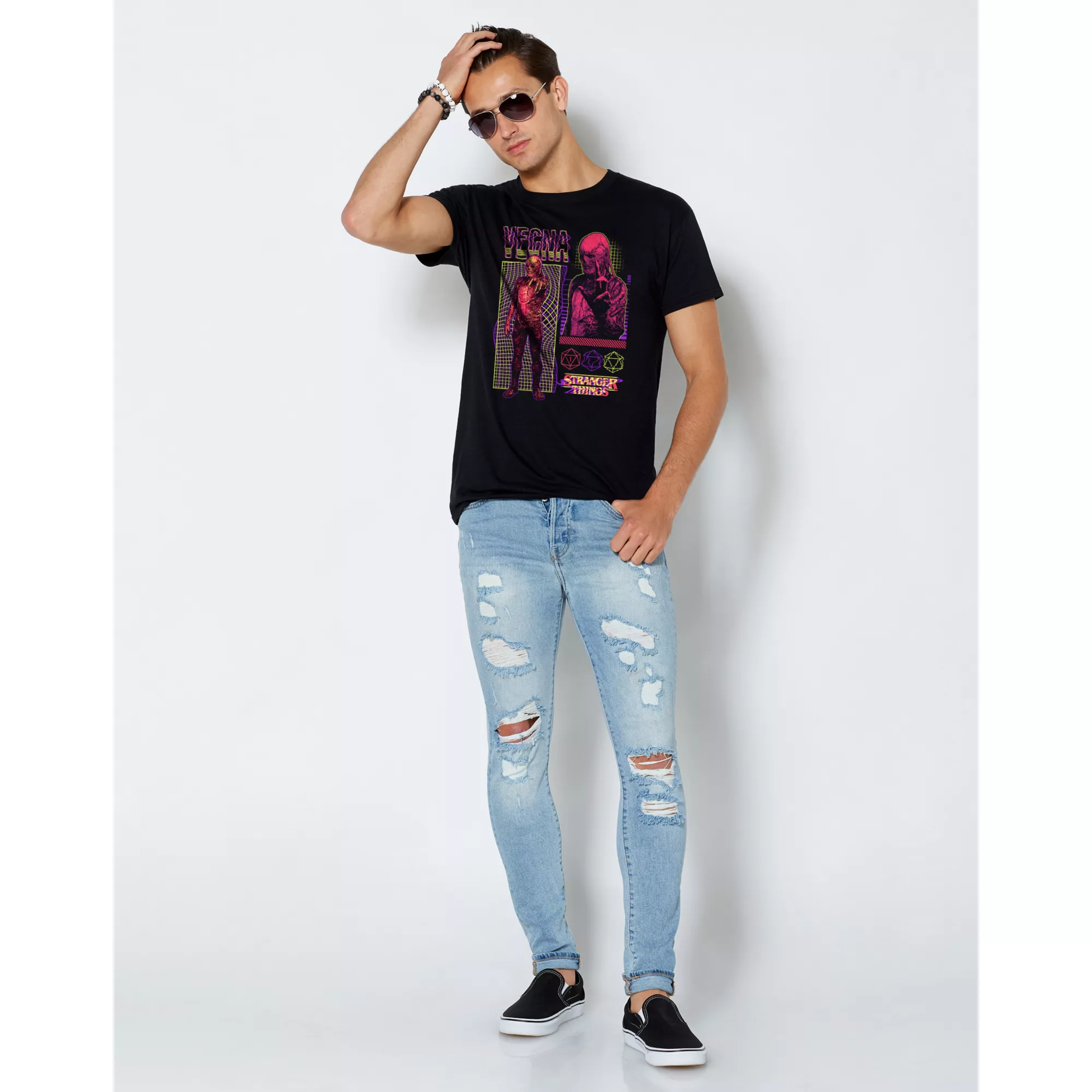 Black Vecna T Shirt - Stranger Things at Spencer's