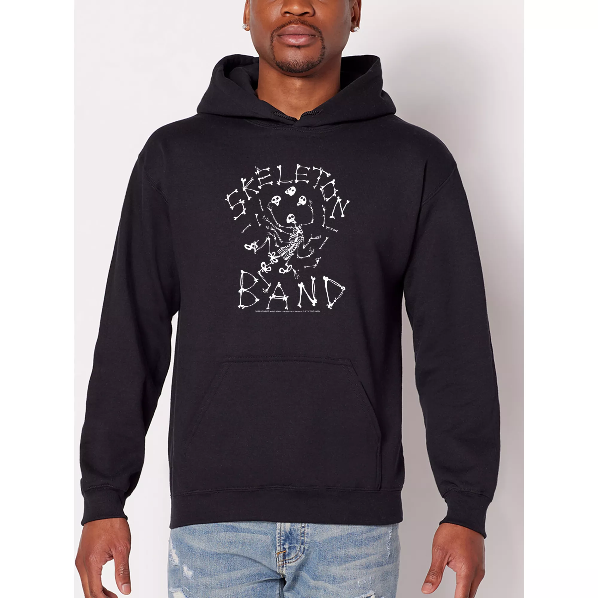 Skeleton Band Hoodie - The Corpse Bride at Spencer's