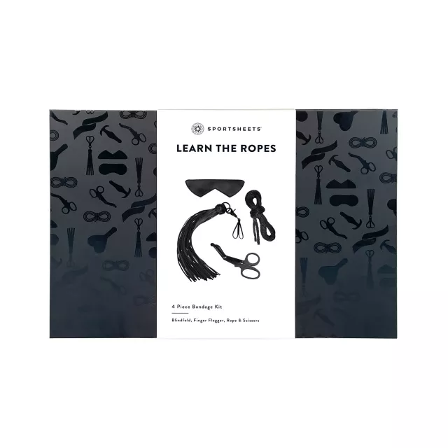 Learn the Ropes 4-Piece Bondage Kit at Spencer's