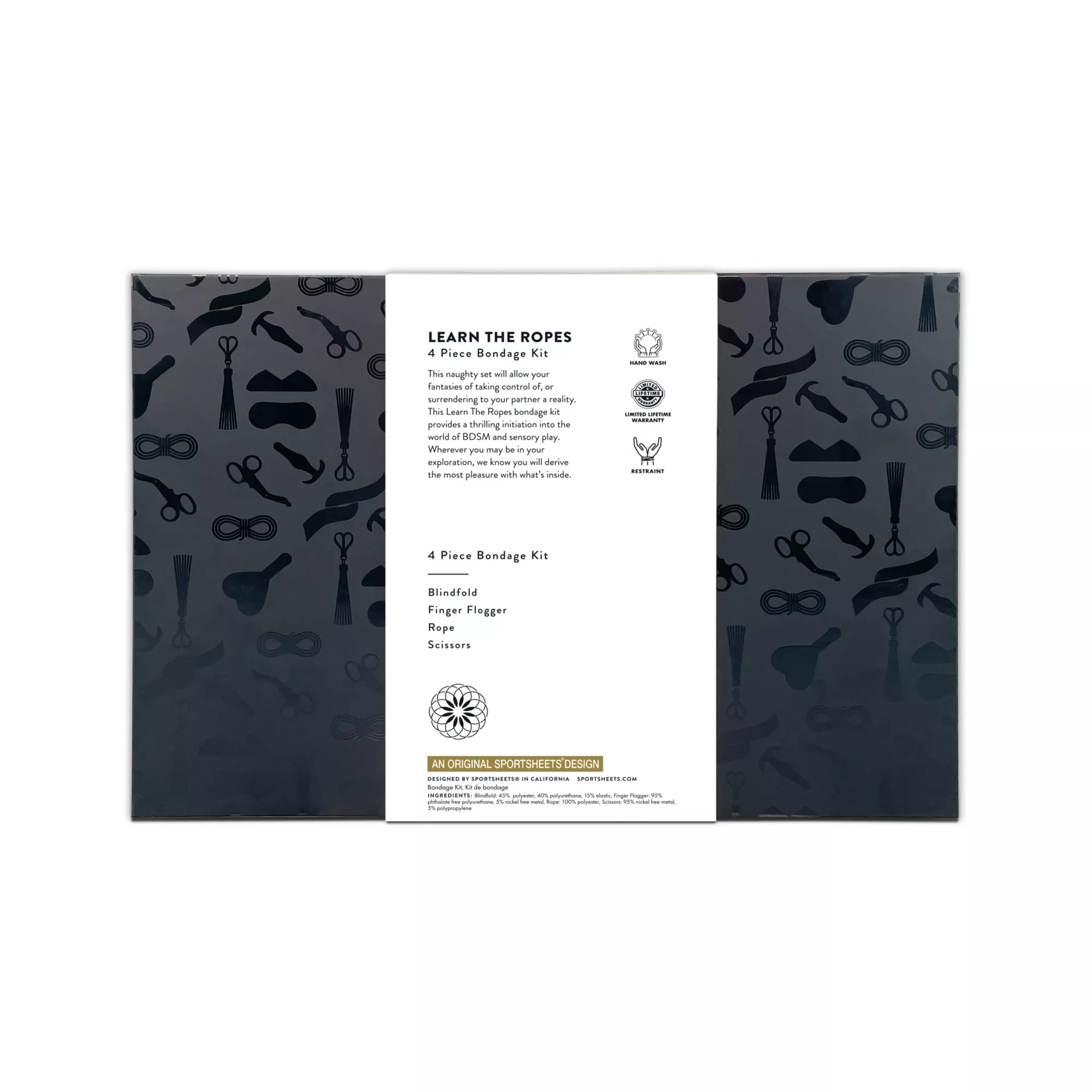 Learn the Ropes 4-Piece Bondage Kit at Spencer's