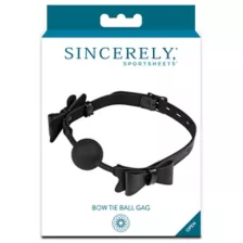 Bow Tie Ball Gag at Spencer's