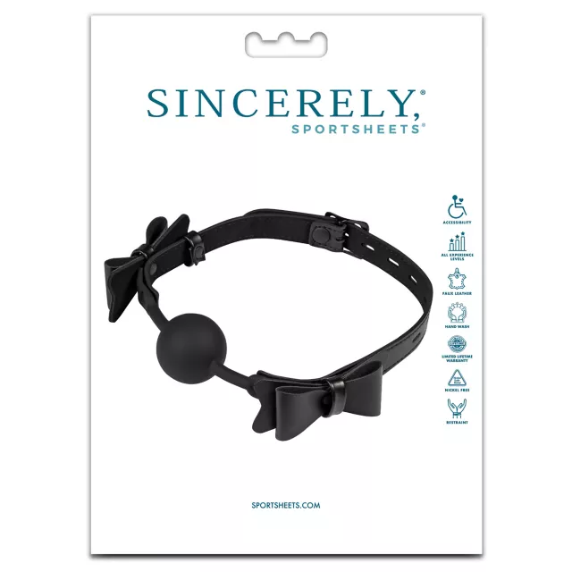 Bow Tie Ball Gag at Spencer's