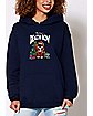 Navy Death Row Records Christmas Hoodie