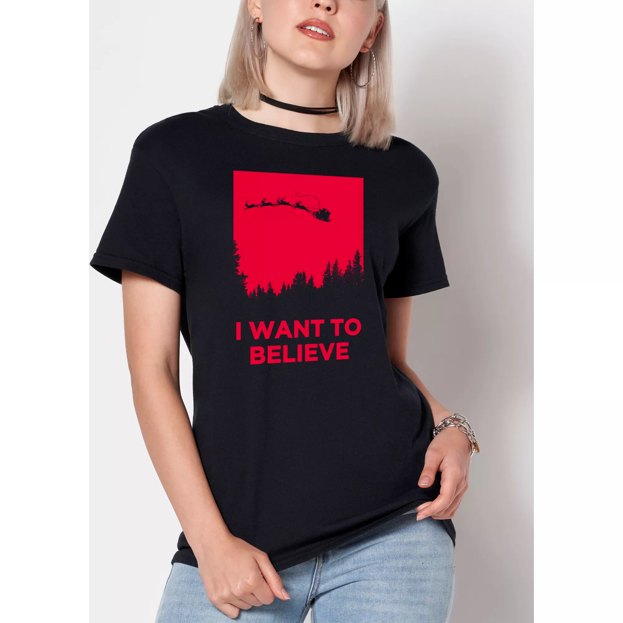 I Want To Believe T Shirt at Spencer's