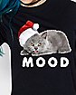 Santa Kitten T Shirt