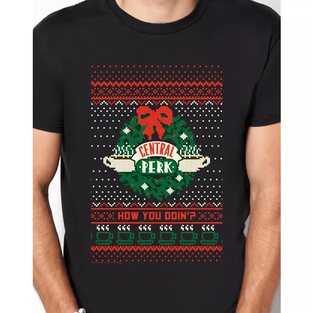 Central Perk Wreath T Shirt - Friends at Spencer's