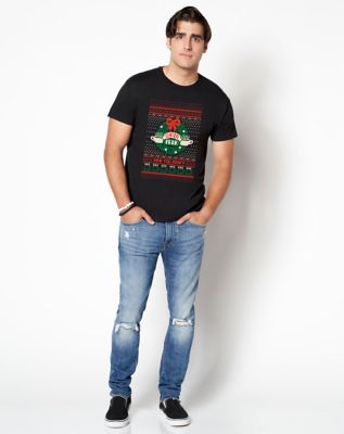 Central Perk Wreath T Shirt - Friends