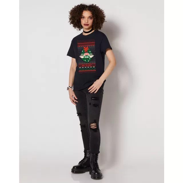 Central Perk Wreath T Shirt - Friends at Spencer's