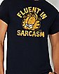 Garfield Fluent in Sarcasm T Shirt