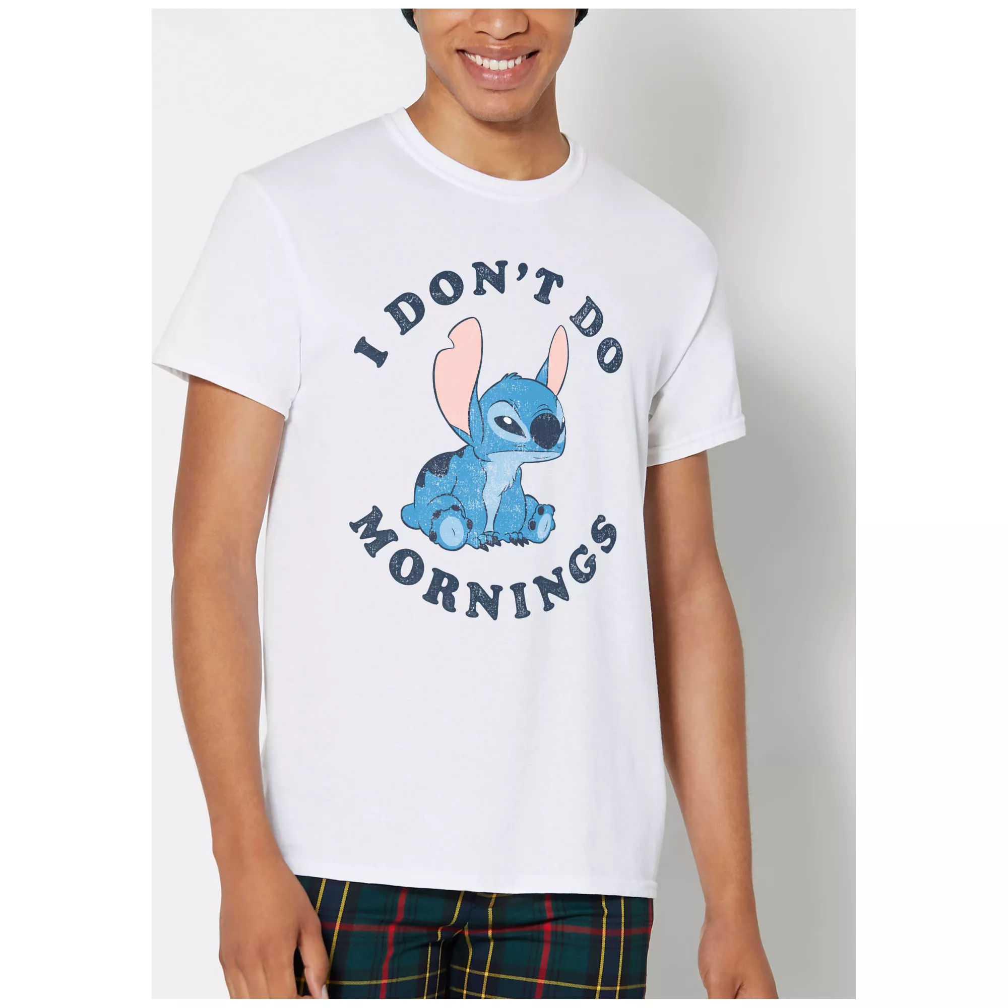 Don't Do Mornings Stitch T Shirt at Spencer's