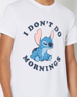 Don't Do Mornings Stitch T Shirt