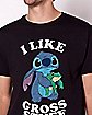 I Like Gross Stuff Stitch T Shirt
