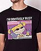 Obviously Busy Angelica T Shirt - Rugrats