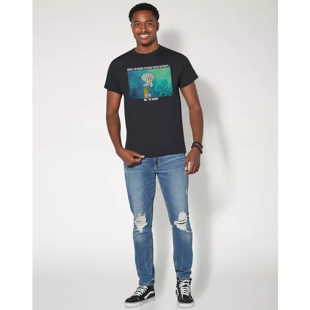 Mad Squidward T Shirt - SpongeBob SquarePants at Spencer's