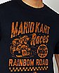 Rainbow Road Races T Shirt - Mario Kart