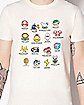 Mario Kart Objects T Shirt - Nintendo