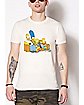 Simpson's Family Couch T Shirt- The Simpsons