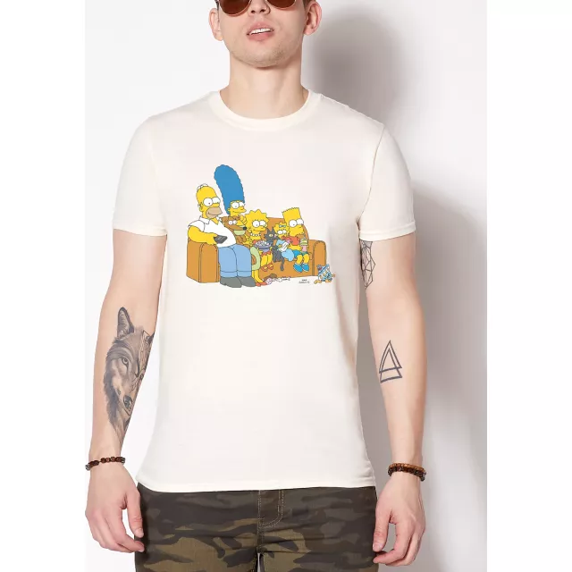 Simpson's Family Couch T Shirt- The Simpsons at Spencer's