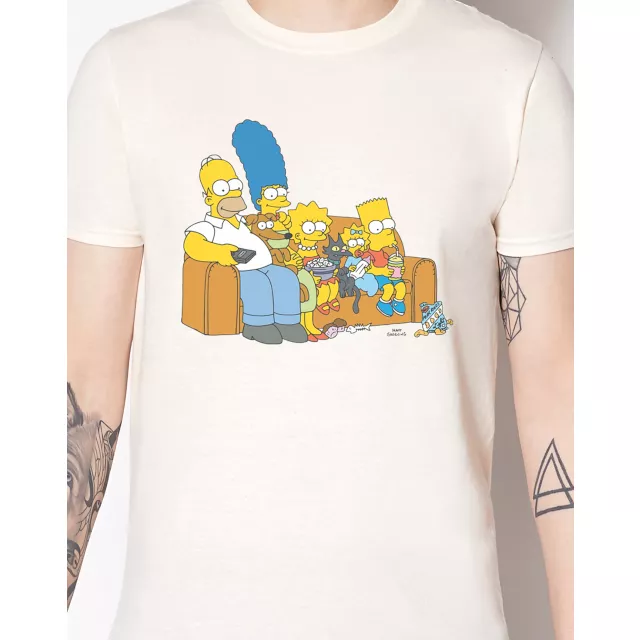 Simpson's Family Couch T Shirt- The Simpsons at Spencer's