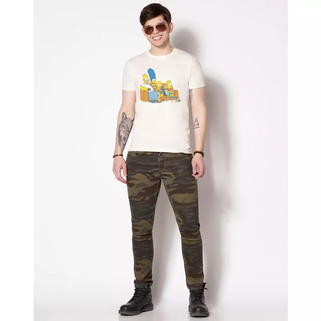 Simpson's Family Couch T Shirt- The Simpsons at Spencer's