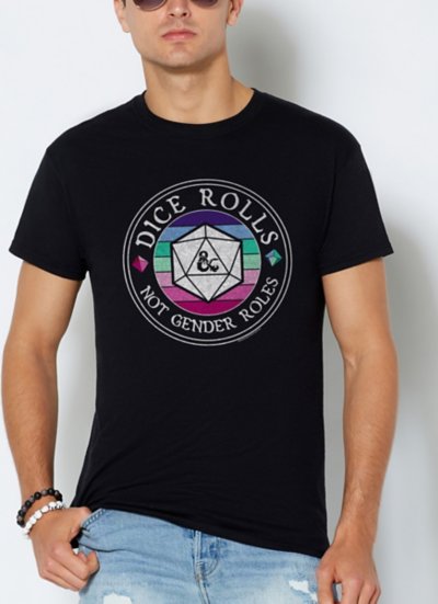 Dice Rolls Not Gender T Shirt- Dungeons & Dragons