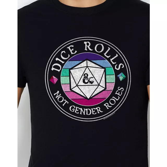 Dice Rolls Not Gender T Shirt- Dungeons & Dragons at Spencer's