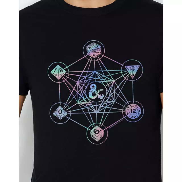 Holographic Dice T Shirt- Dungeons & Dragons at Spencer's