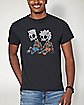 Bart and Lisa Skeleton T Shirt - The Simpsons