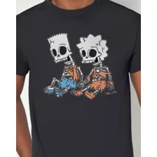 Bart and Lisa Skeleton T Shirt - The Simpsons at Spencer's