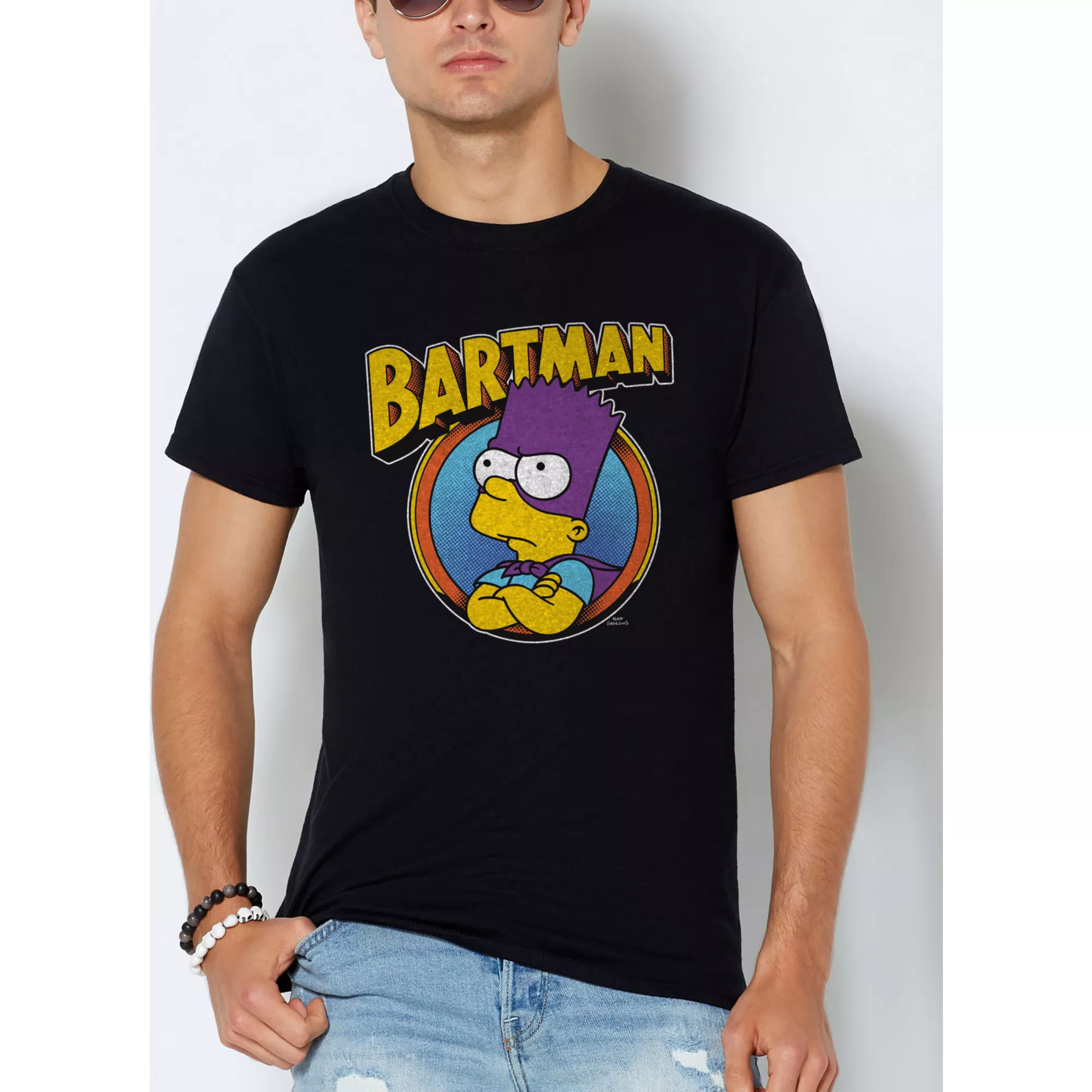 Bartman Logo T Shirt - The Simpsons at Spencer's