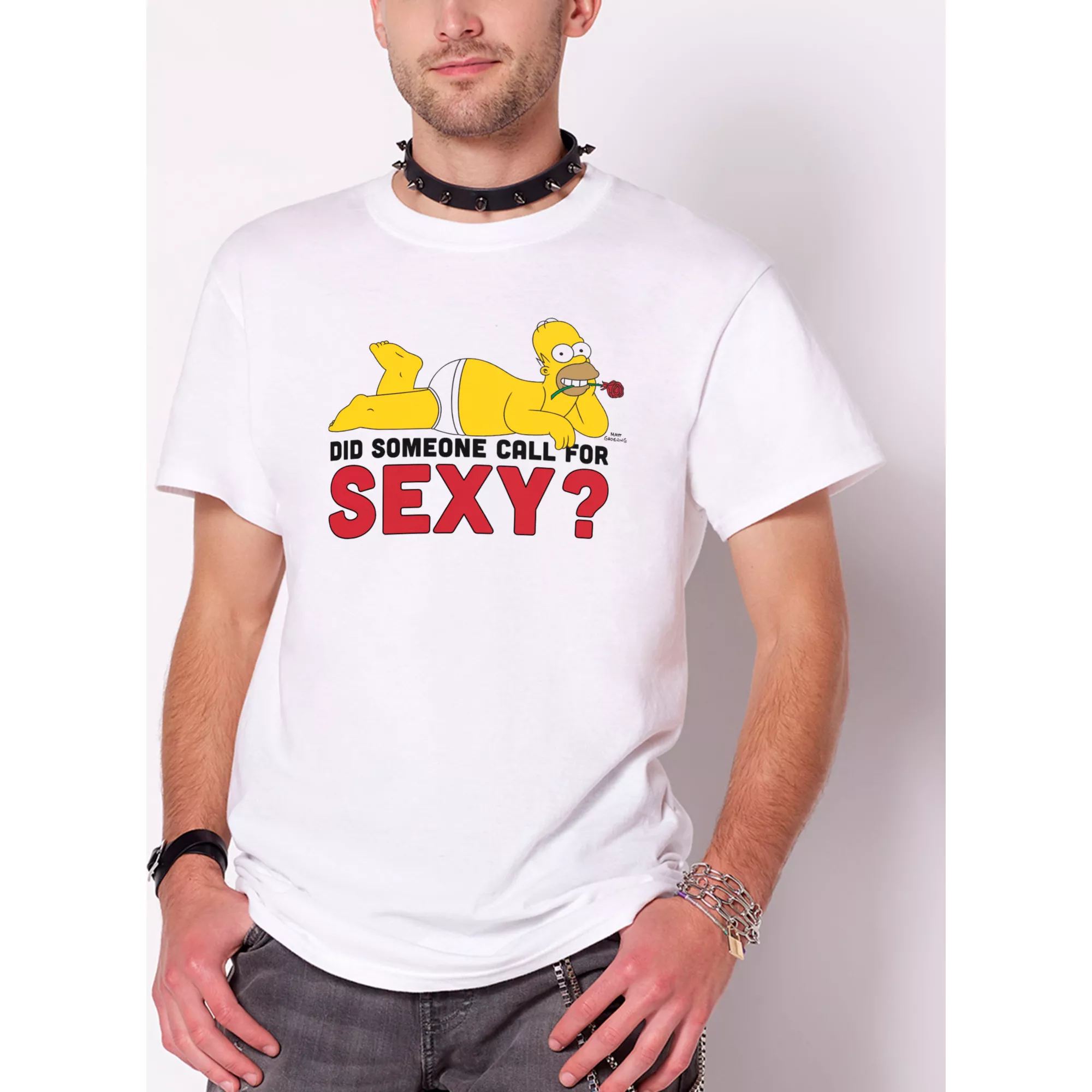 Did Someone Call For Sexy Homer T Shirt - The Simpsons at Spencer's
