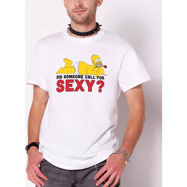 Did Someone Call For Sexy Homer T Shirt - The Simpsons at Spencer's