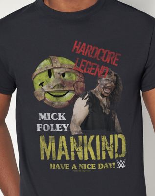 Hardcore Legend Mankind T Shirt - WWE