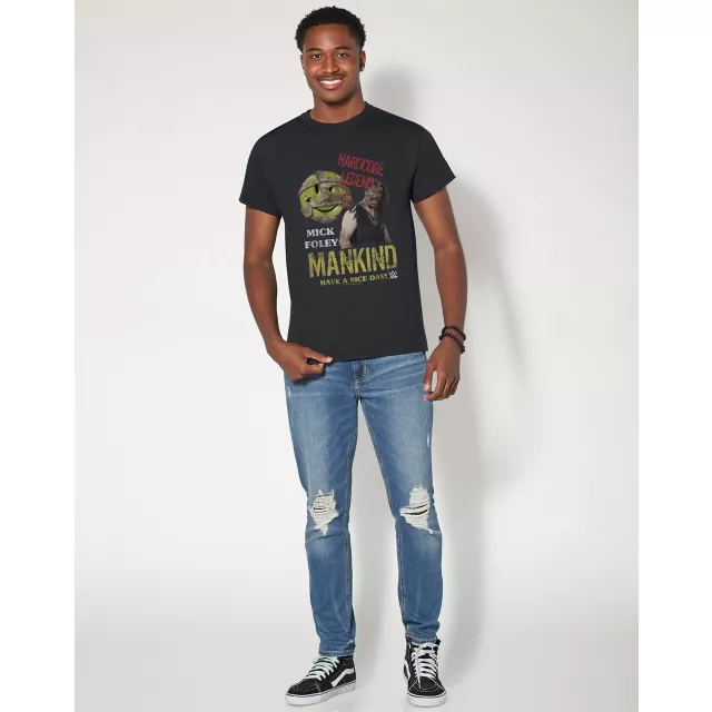 Hardcore Legend Mankind T Shirt - WWE at Spencer's