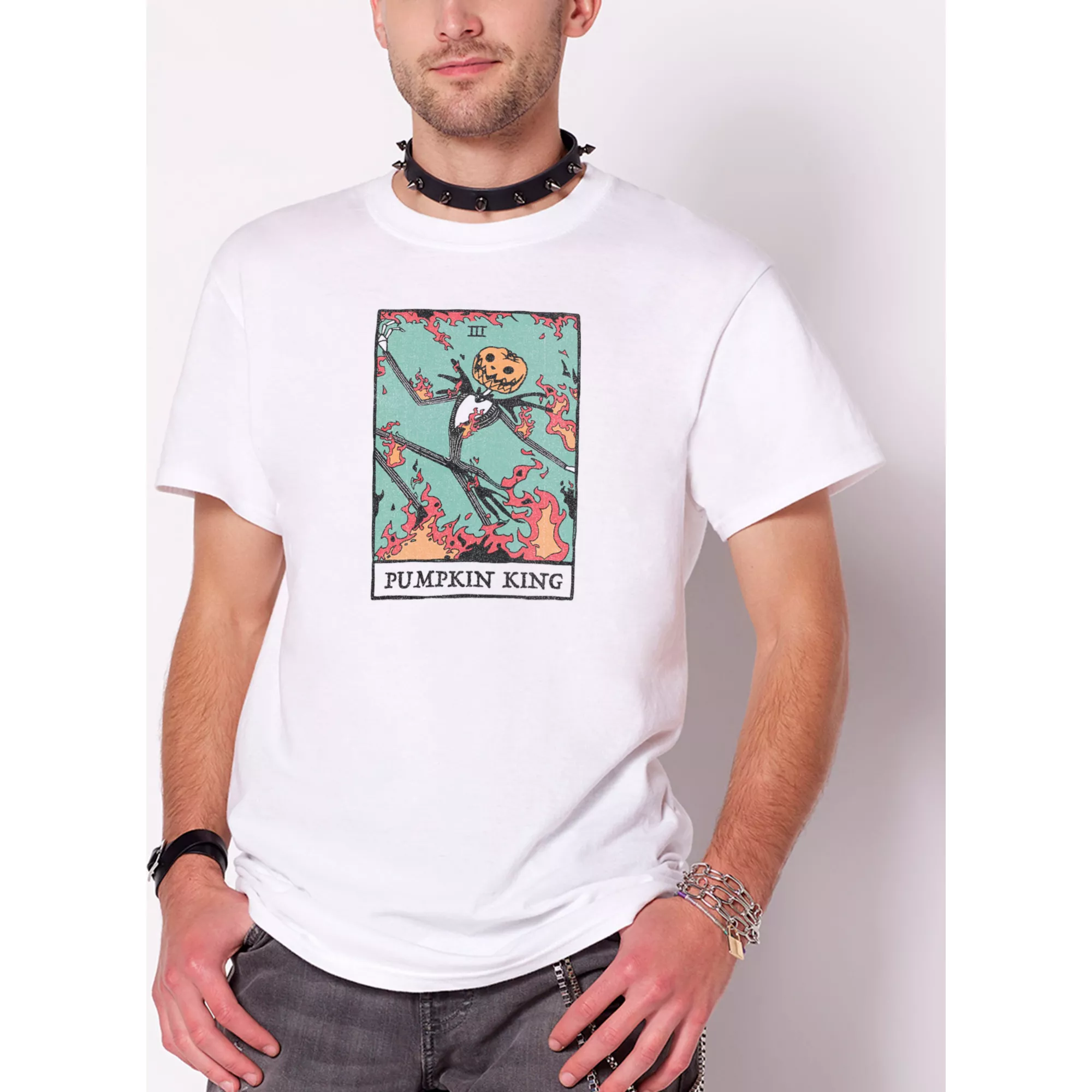 Pumpkin King Tarot Card T Shirt - The Nightmare Before Christmas at Spencer's