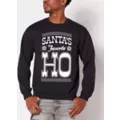 Santa's Favorite Ho Crewneck Sweatshirt at Spencer's