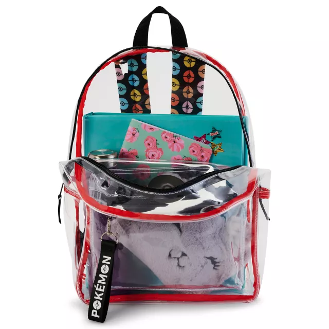 Pokemon clear backpack hotsell