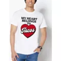 My Heart Belongs to Tacos T Shirt at Spencer's
