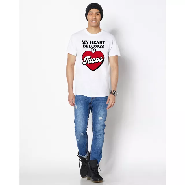 My Heart Belongs to Tacos T Shirt at Spencer's