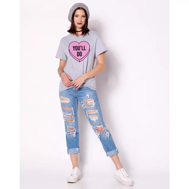 You'll Do Candy Heart T Shirt at Spencer's