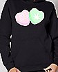 Best Buds Candy Hearts Hoodie - Lux