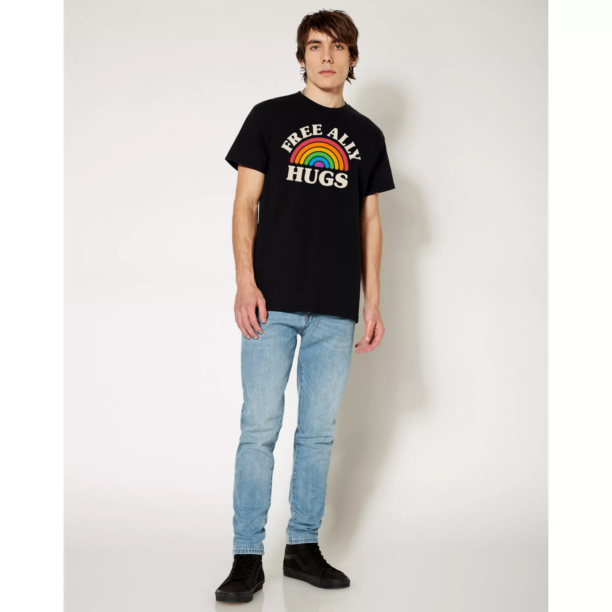 Free Ally Hugs T Shirt at Spencer's