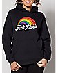 Fuck Labels Rainbow Hoodie