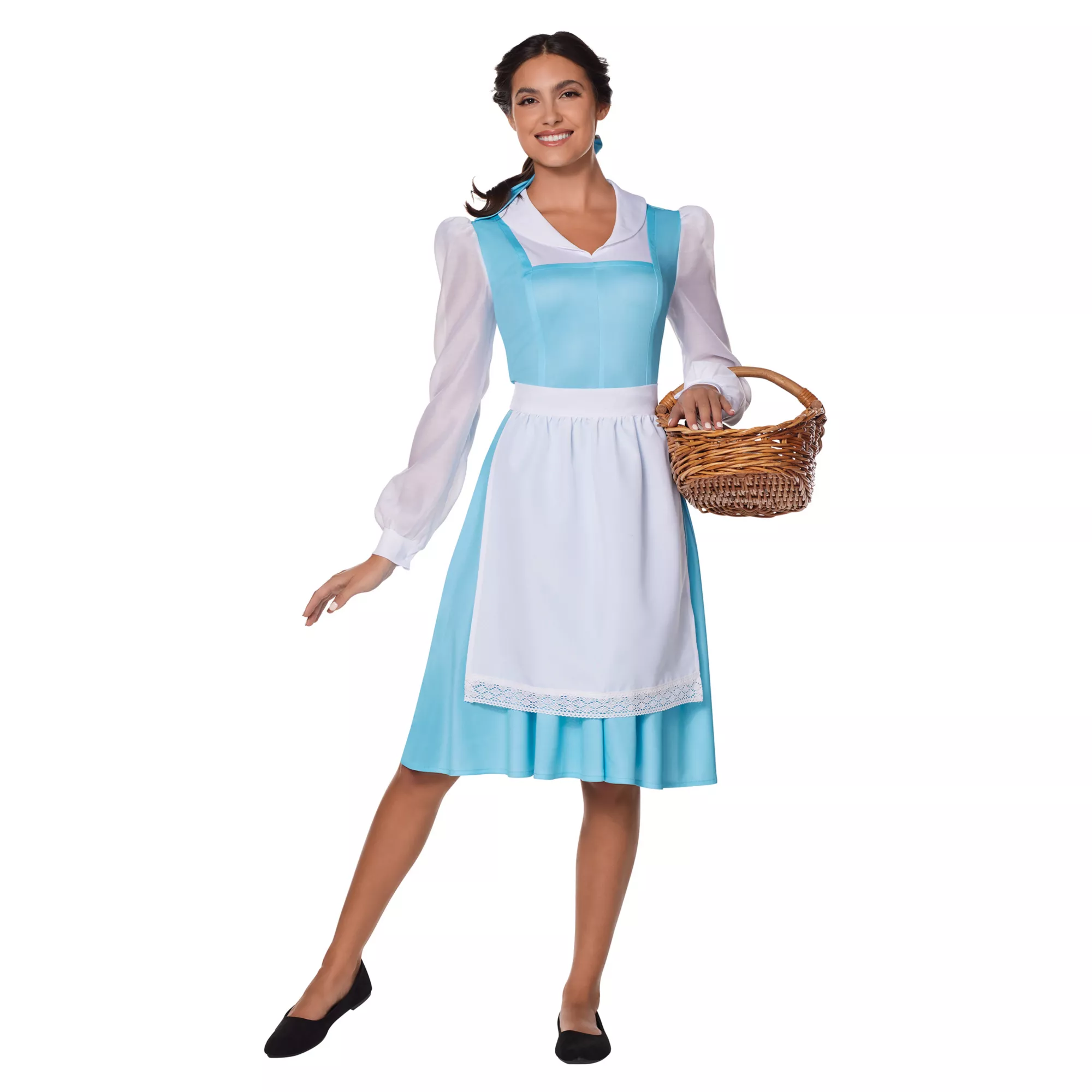 Adult Belle Blue Dress Costume - Disney Princess at Spirit Halloween