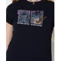 Stitch Before and After Coffee T Shirt - Lilo & Stitch at Spencer's