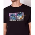 Stitch Before and After Coffee T Shirt - Lilo & Stitch at Spencer's