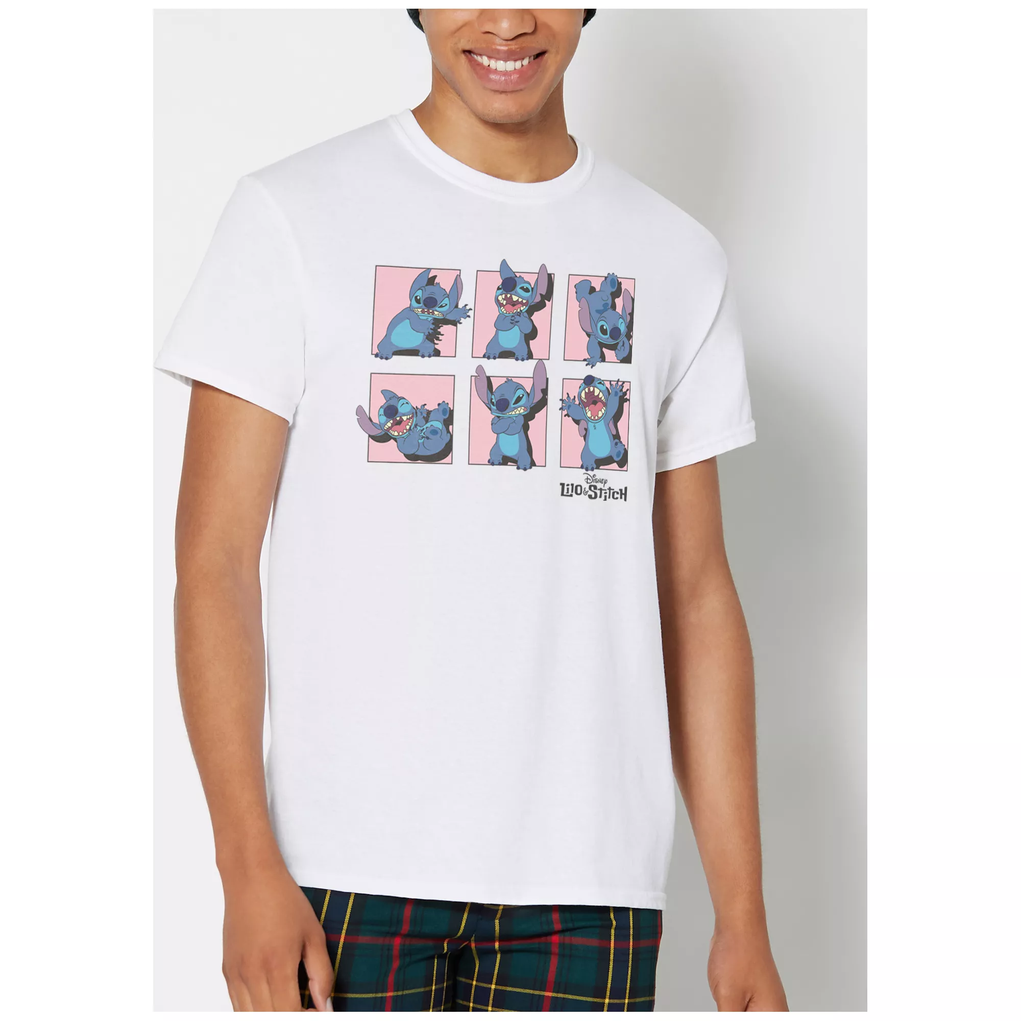 Pink Stitch Poses T Shirt - Lilo & Stitch at Spencer's