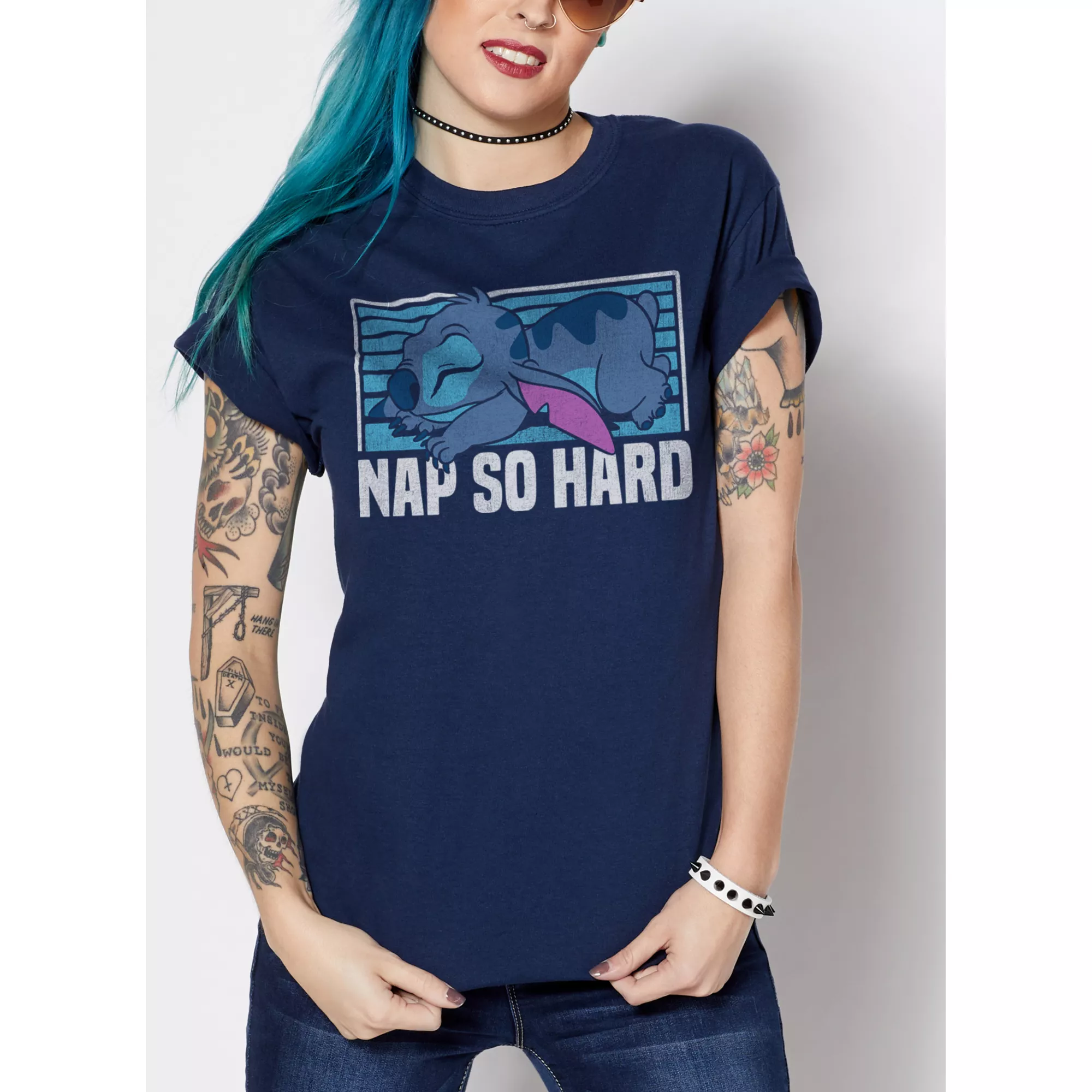 Stitch Nap So Hard T Shirt - Lilo & Stitch at Spencer's