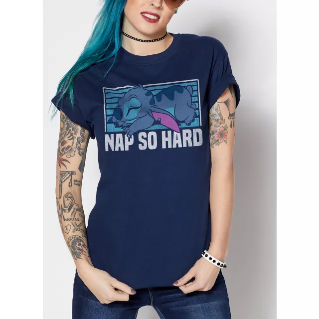 Stitch Nap So Hard T Shirt - Lilo & Stitch at Spencer's